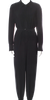 Norma Kamali NY.  Black Viscose Blend Jumpsuit