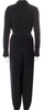 Norma Kamali NY.  Black Viscose Blend Jumpsuit