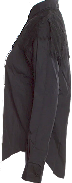 noir kei ninomiya JAPAN. (Comme des Garcons) 2020 SS Collection Long Sleeve Button-Up Top