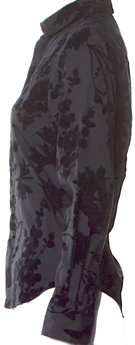 noir kei ninomiya  (Comme des Garcons Japan) 2016 Collection Cotton Floral Print Button-Up Top