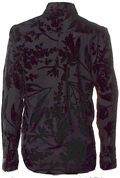 noir kei ninomiya  (Comme des Garcons Japan) 2016 Collection Cotton Floral Print Button-Up Top