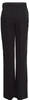 Nostrasantissima Italy. Black Cotton/Linen/Viscose Blend Wide Leg Pants