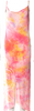 The People Of The Labyrinths Amsterdam. Viscose/Elastane Tie-Dye Print Midi Length Dress