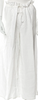 POSSE White Linen Wide Leg Pants