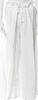 POSSE White Linen Wide Leg Pants