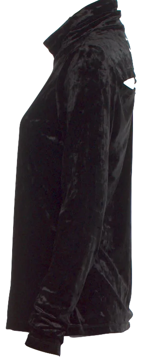 Proenza Schouler NY. White Label Black Turtleneck Long Sleeve Top