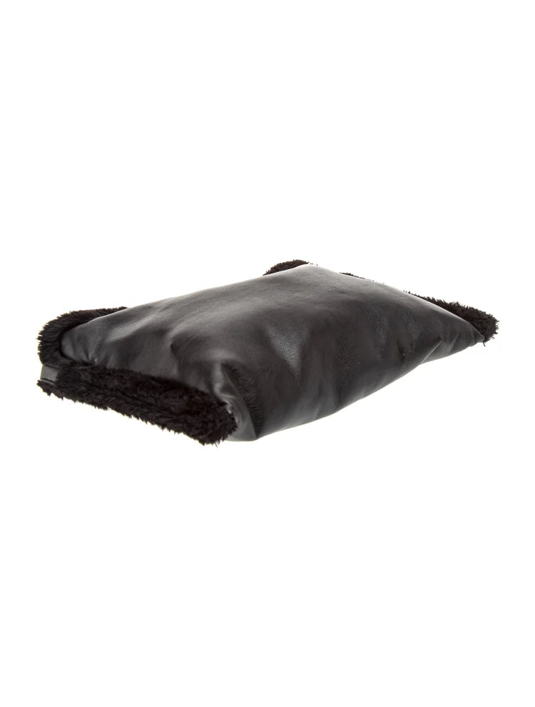 Proenza Schouler NY. BLACK LAMBSKIN LEATHER WHITE LABEL SHOULDERBAG
