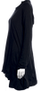 Rundholz Black Label. Black Asymmetrical Hem Cotton Blend Tunic