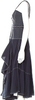 Ulla Johnson Cotton Ruffled & Embroidery Accents Striped Long Dress