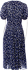 Ulla Johnson Blue Cotton Floral Print Midi Length Dress