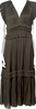 Ulla Johnson Plunge Neckline Midi Length Dress