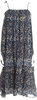 Ulla Johnson Blue Cotton Floral Print Knee-Length Dress