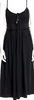 Ulla Johnson NY, Black Cotton Scoop Neck Midi Length Dress