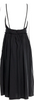 Ulla Johnson NY, Black Cotton Scoop Neck Midi Length Dress