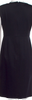 United Arrows Japan. Midnite Blue PolyTech V-Neck Knee-Length Dress