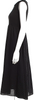 United Arrows Japan. Black Scoop Neck Midi Length Dress