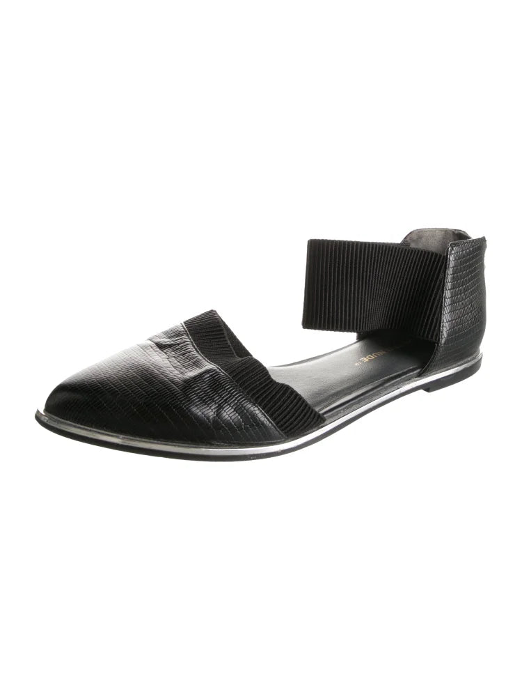 United Nude Amsterdam. Rem Koolhaas Designer Leather D'Orsay Flats SZ 39