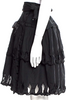 Vivienne Westwood Red Label UK. Black Cotton Knee-Length Skirt