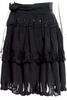 Vivienne Westwood Red Label UK. Black Cotton Knee-Length Skirt