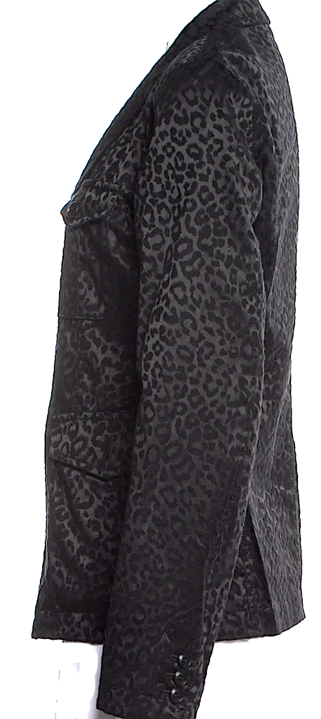 Comme des Garçons JAPAN. NEW W/TAGS. BLACK Animal Print Blazer