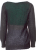 Y/Project. (Glenn Martens) Wool Blend Colorblock Pattern V-Neck Sweater