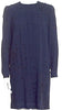 Miu Miu Italy. 2014 COLLECTION. Dark Navy Blue Embellished Beaded Shift Dress