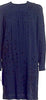 Miu Miu Italy. 2014 COLLECTION. Dark Navy Blue Embellished Beaded Shift Dress