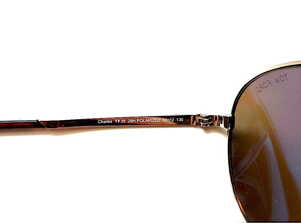TOM FORD NY. Vintage Aviator Style Silhouette Gradient Lenses Sunglasses