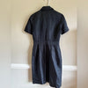 Lanvin ete Paris. Vintage 2006 Collection Black Satin Dress.