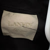 Lanvin ete Paris. Vintage 2006 Collection Black Satin Dress.