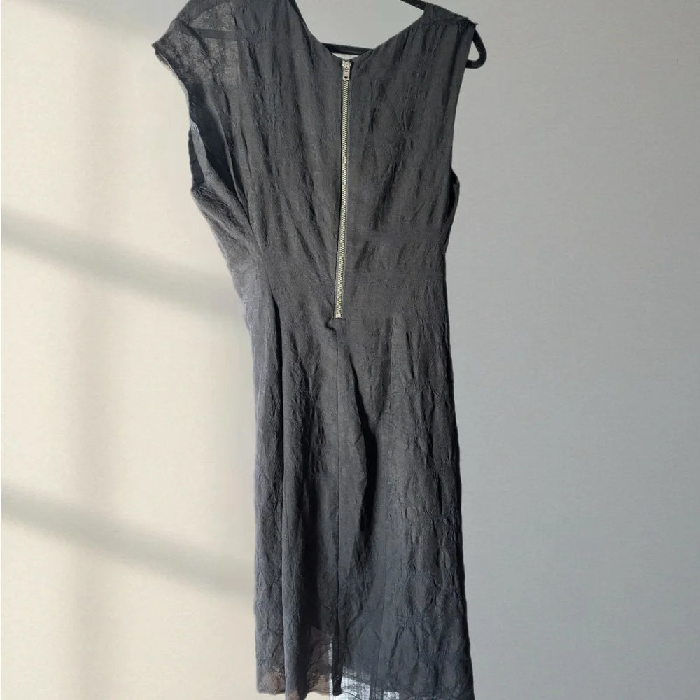 HELMUT LANG NY. NWOT. Black asymmetric Dress