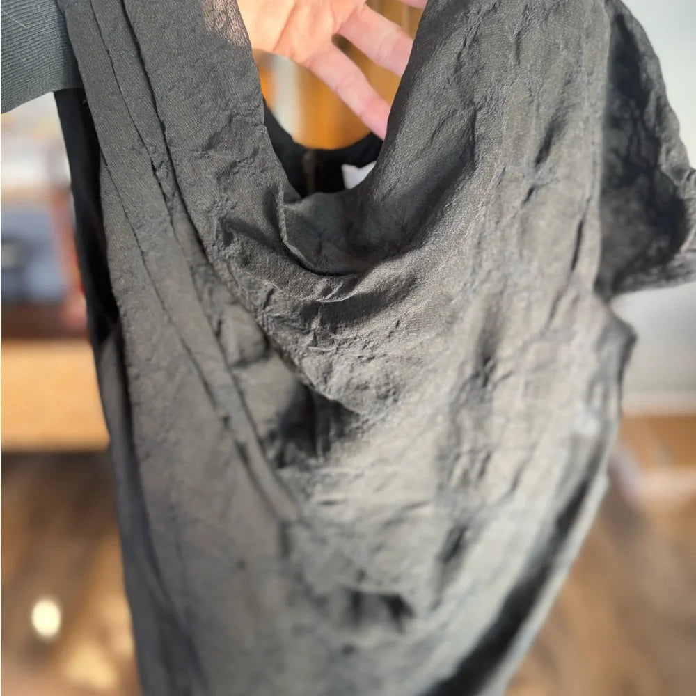 HELMUT LANG NY. NWOT. Black asymmetric Dress