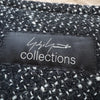 YOHJI YAMAMOTO JAPAN. COLLECTIONS. GRAY Tweed Button Snap Intentional Unfinished Hem