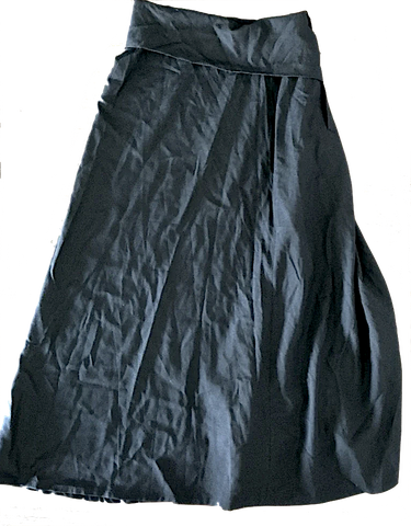 YOHJI YAMAMOTO JAPAN. Y's for living Grey Wool Shawl Collar Piping Long Jacket