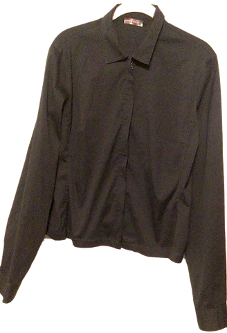 Prada Italy. Vintage Silk Abstract Print Blouse