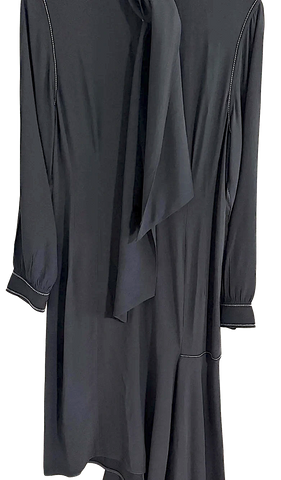 Nili Lotan NY. V-Neck Solid Cami Dress
