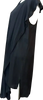 Ann Demeulemeester Belgium. Black Asymmetrical Draped Dress