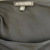 Ann Demeulemeester Belgium. Black Asymmetrical Draped Dress