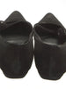 PRADA ITALY. Vintage Black Suede Flats SZ 38.5  USA 37.5