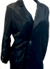 ANN DEMEULEMEESTER BELGIUM. Black Velvet/Cotton Blend Blazer