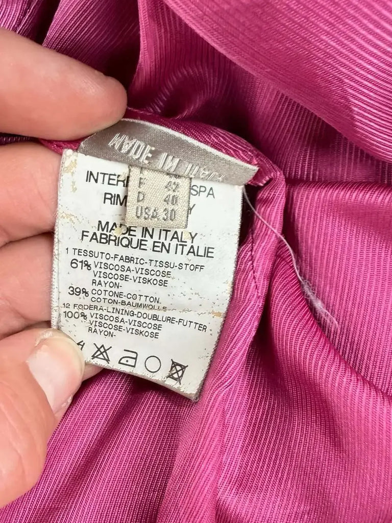 Marithé + François Girbaud PARIS. Vintage Avant Garde Viscose/Cotton Blend Button Jacket