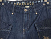 Parasuco Cotton Linen Blend Capri Low Rise Jeans
