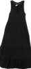 FatFace London UK. Tanya Sarne Vintage Black Viscose Sleeveless Tank Style Maxi Dress