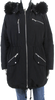 Elizabeth & James NY. (the Row) Black Raccoon Fur Trim Hood Collar Coat