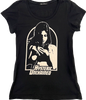 Hysteric Glamour Japan. Black “Unchained” Portrait T-Shirt Printed Both Sides