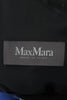 Max Mara Italy. Black Sleeveless Ruched Mid Calf Sheath Dress