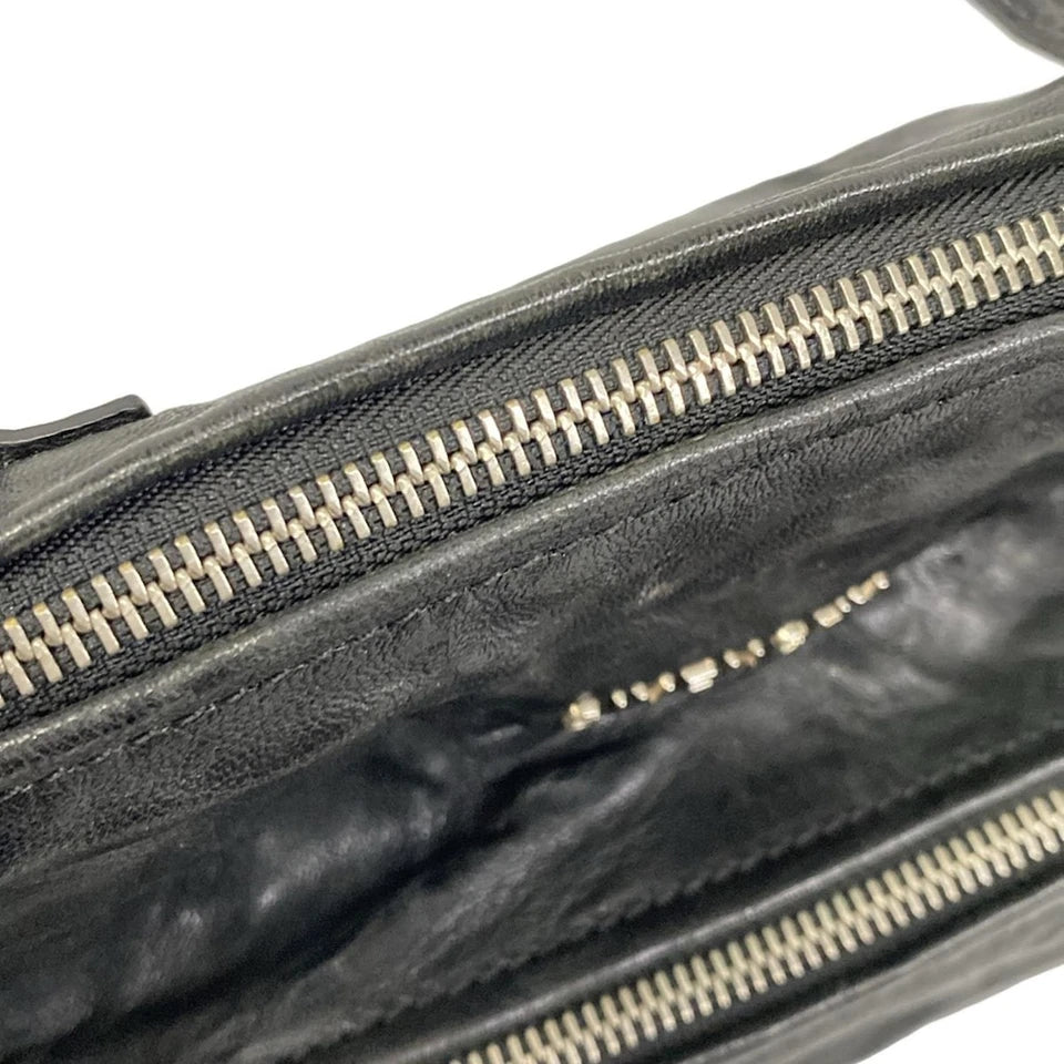 Givenchy Paris. Black Unborn Calf Leather Mini Shoulder Bag / Crossbody Bag