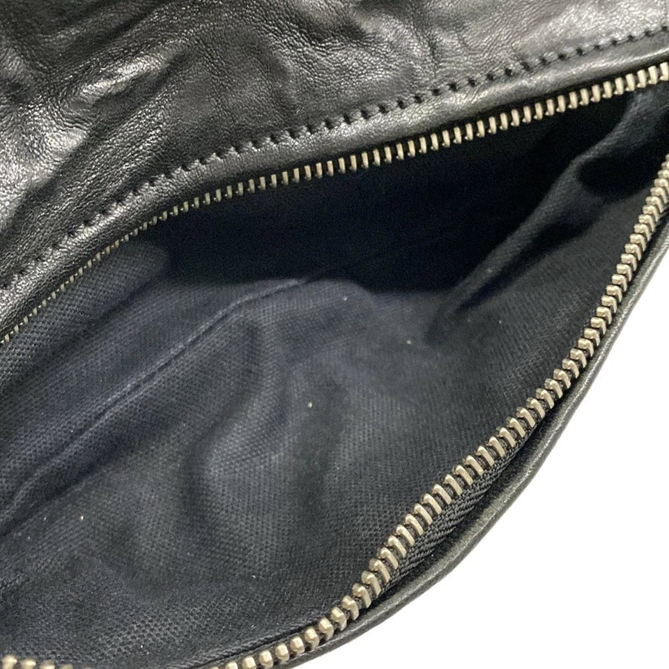 Givenchy Paris. Black Unborn Calf Leather Mini Shoulder Bag / Crossbody Bag