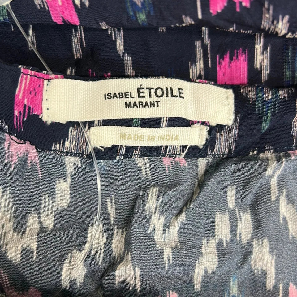 ISABEL MARANT ETOILE PARIS. Black Pink Multi Color Skirt