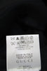 Gucci Italy. Black Cotton Zippered Belted Casual Mini Skirt
